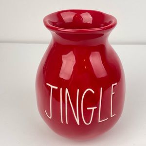 Rae Dunn JINGLE Ceramic Vase